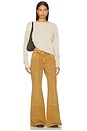 view 5 of 6 Carpenter Flare Pant in Dark Beech