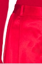 view 6 of 6 Pleated Satin Wide Leg Pant in Rl 2000 Red
