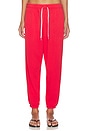 view 1 of 5 Island Fleece Ankle Jogger Pants in Bright Hibiscus