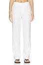 view 1 of 6 Linen Straight Pants in Nevis