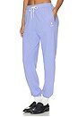 view 5 of 7 PANTALON DE JOGGING EN POLAIRE STYLE ÎLE in Dress Shirt Blue