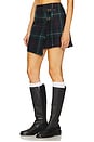 view 3 of 6 Twill Mini Wrap Skirt in Tartan