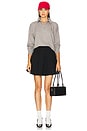 view 5 of 6 Knit Circle Skirt in Polo Black