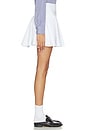 view 2 of 6 Poplin Mini A Line Skirt in White