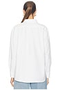 view 4 of 5 Long Sleeve Button Front Shirt in White