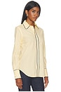 view 2 of 4 Long Sleeve Collared Shirt in Bird Yellow