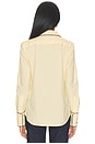 view 4 of 4 Long Sleeve Collared Shirt in Bird Yellow