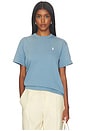 view 2 of 5 Jersey Knit Short Sleeve Crew Neck T Shirt in Camp Blue