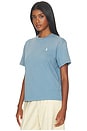 view 4 of 5 Jersey Knit Short Sleeve Crew Neck T Shirt in Camp Blue