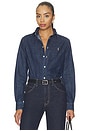 view 1 of 5 Denim Collared Sport Shirt in Tofty Wash