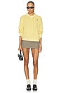 view 5 of 5 Cotton Long Sleeve Polo Knit Collar Polo in Fall Yellow
