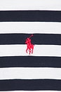 view 6 of 5 T-SHIRT JERSEY À COL ROND in Hunter Navy & White