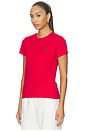 view 2 of 5 Jersey Crew Neck T-shirt in Red
