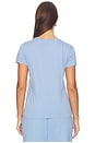 view 4 of 5 Jersey Short Sleeve Crew Neck T-shirt in Dress Shirt Blue