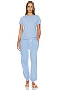 view 5 of 5 Jersey Short Sleeve Crew Neck T-shirt in Dress Shirt Blue