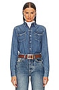 view 1 of 4 Western Shirt in Canaria Wash