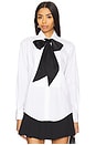 view 2 of 5 Cotton Tuxedo Shirt in White