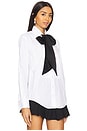 view 3 of 5 Cotton Tuxedo Shirt in White