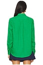view 3 of 4 Classic Fit Linen Shirt in Bright Clover