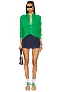 view 4 of 4 Classic Fit Linen Shirt in Bright Clover