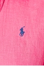 view 5 of 5 Classic Fit Linen Shirt in Hot Fuchsia