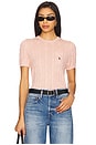 view 1 of 4 PIMA 니트 티셔츠 in Pale Pink