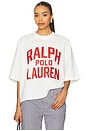 view 1 of 4 Jersey Knit Crew Neck Top in Antique White
