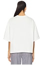 view 3 of 4 Jersey Knit Crew Neck Top in Antique White