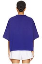 view 3 of 4 Jersey Knit Crew Neck Top in Bright Navy