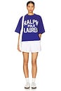 view 4 of 4 Jersey Knit Crew Neck Top in Bright Navy