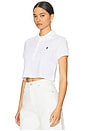 view 2 of 4 Short Sleeve Polo Tee in White