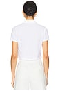 view 3 of 4 Short Sleeve Polo Tee in White
