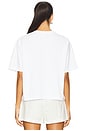 view 3 of 4 Logo Cotton Jersey Crewneck Tee in White