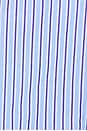 view 5 of 5 Oversize Fit Striped Cotton Shirt in 1904 Light Blue & Navy Multi
