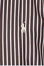 view 5 of 5 Relaxed Fit Striped Cotton Shirt in 1073c Brown & White