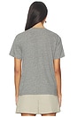 view 3 of 4 Logo Jersey Crewneck Tee in Heather Grey & Green