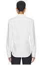 view 3 of 5 Long Sleeve Button Front Shirt in White