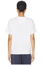 view 3 of 4 Cotton Jersey Crewneck T-shirt in White