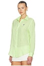 view 2 of 5 Classic Button Down Shirt in Electric Lime