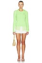 view 4 of 5 Classic Button Down Shirt in Electric Lime