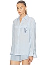 view 3 of 6 Linen Long Sleeve Sport Shirt in Cold Springs
