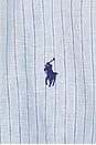 view 6 of 6 CHEMISE SPORT EN LIN À MANCHES LONGUES in Light Blue White