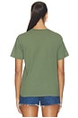 view 4 of 4 Vintage Jersey Crew Neck T-shirt in Dense Olive