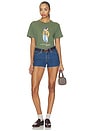 view 5 of 4 Vintage Jersey Crew Neck T-shirt in Dense Olive
