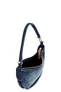 view 4 of 4 Denim & Leather Shoulder Bag in Medium Wash