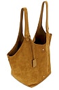 view 4 of 4 Suede Large Tote in Caramel