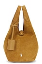 view 1 of 5 BOLSA TRANSVERSAL DE CAMURÇA PEQUENA in Caramel