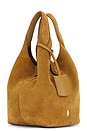 view 3 of 5 BOLSA TRANSVERSAL DE CAMURÇA PEQUENA in Caramel
