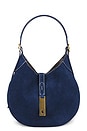 view 2 of 5 Suede Small Shoulder Bag in Dark Jean