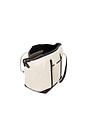 view 4 of 4 BOLSA TOTE GRANDE DE LONA in Ecru & Navy